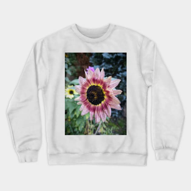 Red Sunflower Crewneck Sweatshirt by Gourmetkater